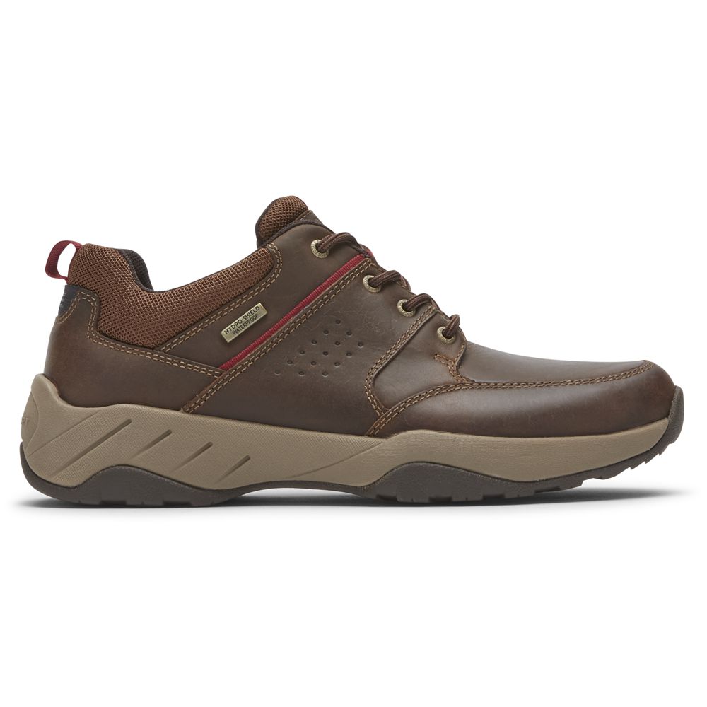 Sapatos De Caminhada Homem Rockport Xcs Spruce Peak Waterproof Lace-Up Marrom,Portugal DAXZO-3942